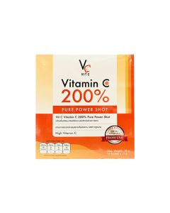 RATCHA ตรารัชชา อาหารเสริมเพื่อผิวสวย ผสมวิตามินซี 14 ซอง C Vit C Vitamin C 200% Pure Power Shot 14  sachets.