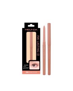 MEILINDA เมลินดา ดินสอเขียนขอบตา #06 Light Peach MC3097 Ink Lasting Gel Liner