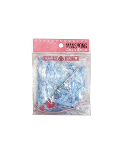 MANSHONG แมนชอง หมวกทำไฮไลท์ พร้อมเข็ม HA-HLC010001 Reusable Plastic Hair Coloring Cap + Hook Needle Ha-HLC010001