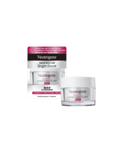 NEUTROGENA นูโทรจีนา ไบรท์ บูสท์ โอเวอร์ไนท์ ไบรท์เทนนิ่ง ครีม 50 กรัม. Neutrogena Bright Boost Overnight Brightening Cream 50 g.