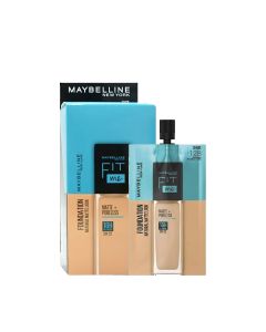 MAYBELLINE เมย์เบลลีน ฟิตมี แมท แอนด์ พอร์เลส ฟาวเดชั่น #128 (1 กล่อง 6 ซอง) 5 มล. Maybelline Fit Me Matte & Poreless Foundation #128