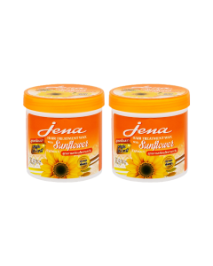 JENA จีน่า ทรีตเมนต์แว็กซ์แพ็คคู่ ทานตะวัน 500 มล. Jena Hair Treatment Wax 500 ml.