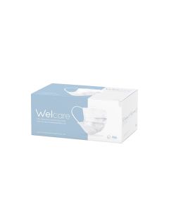 WELCARE  เวลแคร์ หน้ากากอนามัย ชนิด 3 ชั้น สีขาว 50 ชิ้น Welcare 3 Ply Disposable Medical Face Mask