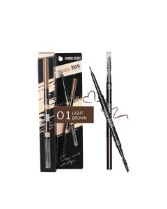 SIVANNA ซีเวนน่า คัลเลอร์ส เครออน ซอร์ส ออโตเมทิค อายบราว เพนซิล HF206 #Light Brown Caryon Sources Automatique Eyebrow Pencil