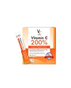 RATCHA ตรารัชชา อาหารเสริมเพื่อผิวสวย ผสมวิตามินซี 14 ซอง C Vit C Vitamin C 200% Pure Power Shot 14  sachets.