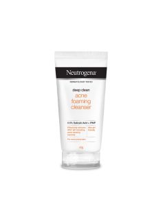 NEUTROGENA นูโทรจีนา ดีพ คลีน - แอคเน่ โฟมมิ่ง คลีนเซอร์ 40 ก. Neutrogena Deep Clean Acne Foaming Cleanser