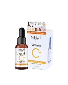 MERCI เมอร์ซี่ วิตามินซี เอ็กซ์ตร้า ไบร์ท เซรั่ม บำรุงผิวหน้า 10 กรัม. Mercy vitamin C Extra Bright Serum 10g.