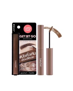 Cathy Doll เคที่ฯ เก็ต เซ็ท โก บราวคาร่า #02 คาราเมล บราวน์ 3.2 กรัม Get Set Go Browcara