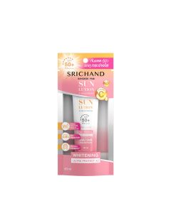 ศรีจันทร์ ซันลูชั่น สกิน ไวท์เทนนิ่ง ซันสกรีน SPF50+ PA++++ 40 มล. Srichand UV Shield 40 ml