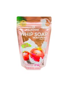 A BONNE' เอ บอนเน่ วิป โซป มอยส์เจอร์ไรซิ่ง โทเมโท่ แอนด์ มิลค์ 100 กรัม. A Bonne' Whip Soap Moisturizing Tomato & Milk 100 g.