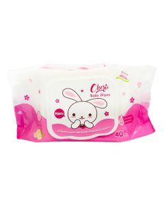 CHERIE เชอร์รี่ ทิชชูเปียก 40 แผ่น Cherie Baby Wipes 40 sheets