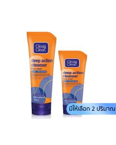 CLEAN & CLEAR คลีน&เคลียร์ ดีพ แอคชั่น คลีนเซอร์ โฟมล้างหน้า.Clean & Clear Deep Action Cleanser Face Wash.(มีให้เลือก2ปริมาณ)