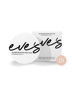 EVE'S อีฟส์ กลามัว แมท ทู เวย์ พาวเดอร์ SPF25 PA+++ 7 กรัม.(เบอร์ 01) EVE'S Glamour Matte Two Way Powder