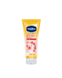 Vasline วาสลีน เฮลธี ไบรท์ เดลี่ โพรเทคชั่น แอนด์ ไบรท์เทนนิ่ง เซรั่ม 170 ml. Vaseline Healthy Bright SPF50 PA+++ Sun + Pollution Protection Serum 