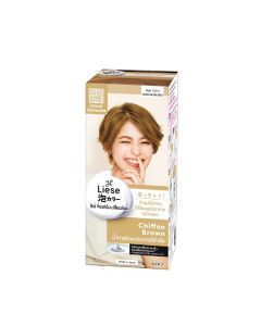 LIESE ลิเซ่ โกรกโฟม ชิฟฟ่อน บราวน์ 108 มล. LIESE CREAMY BUBBLE COLOR CHIFFON BROWN 108 ml.