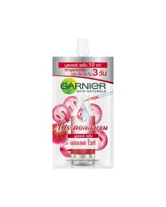 GARNIER การ์นิเย่  เอจเลส ไวท์ โปร-คอลลาเจน บูสเตอร์ เซรั่ม.Garnier Skin Naturals Ageless White Pro-Collagen Booster Serum 7.5 ml.(มีให้เลือกทั้งแบบกล่องและแบบซอง)