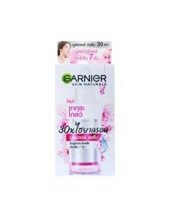 GARNIER การ์นิเย่ สกิน แนทเชอรัลส์ ซากุระ ไวท์ ไฮยาลูรอน บูสเตอร์ เซรั่ม 7.5 มล.Garnier Skin Naturals Sakura Glow 30X Hyaluron Booster Serum 7.5 ml. (มีให้เลือกทั้งแบบกล่องและแบบซอง)