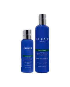 GO HAIR โกแฮร์ เอ็กซ์ตร้ามิลค์ทรีทเม้นท์แฮร์ Go Hair Extra Milk Treatment Hair (มีให้เลือก2ปริมาณ)