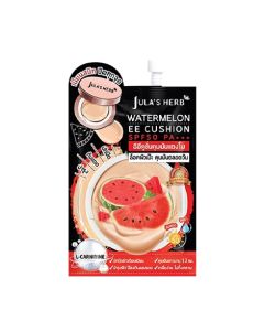 JULA’S HERB จุฬาเฮิร์บ วอเตอร์เมลอน อีอี คูชั่น เอสพีเอฟ50 พีเอ+++.JULA’S HERB WATERMELON EE CUSHION SPF50 PA+++.(มีให้เลือกแบบซองและกล่อง)