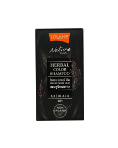 Lolane Nature Code Herbal Color Shampoo 20ml.โลแลน เนเจอร์โค้ดแชมพูปิดผมขาวG1