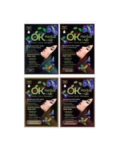 OK HERBAL โอเค เฮอเบิล แชมพูปิดผมขาว แชมพูเปลี่ยนสีผม 30 มล.OK Herbal Color  Shampoo 30ml.(มีให้เลือก 4 สี)