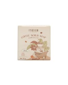 PHITCHII สบู่พิชชี่ คอฟฟี่ สครับ 50 กรัม. Phichy By Phichaya Coffee Scrub Soap 50 g.