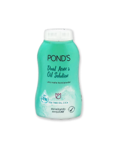 PONDS พอนด์ส แป้งฝุ่น ออยล์คอนโทรล & แอนตี้แอคเน่ 50 กรัม. Pond'S Oil Control & Anti Acne Translucent Powder 50 g.