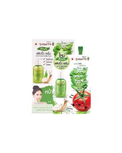 SMOOTO สมูทโตะ โทเมโท อโล สเนล ไวท์ แอนด์ แอคเน่ สลิปปิ้ง เซรั่ม 10 กรัม Smooto Tomato Aloe Snail White&Acne Sleeping Serum 10 g.(มีให้เลือกทั้งแบบกล่องและแบบซอง)