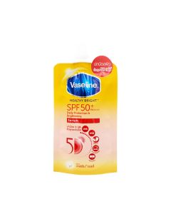 Vasline วาสลีน เฮลธี ไบรท์ เดลี่ โพรเทคชั่น แอนด์ ไบรท์เทนนิ่ง เซรั่ม 30 มล. Vaseline Healthy Bright SPF50 PA+++ Sun + Pollution Protection Serum 30 มล. (มีให้เลือกทั้งแบบกล่องและแบบซอง)