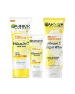 GARNIER การ์นิเย่ ไบร์ทคอมพลีท วิตามินซี โฟมล้างหน้า.Garnier Bright Complete Vitamin C Foam.(มีให้เลือก 2 สูตร)